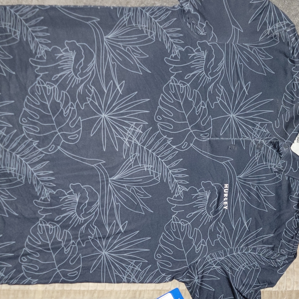 Hurley Men's Blue Patterned Shirt